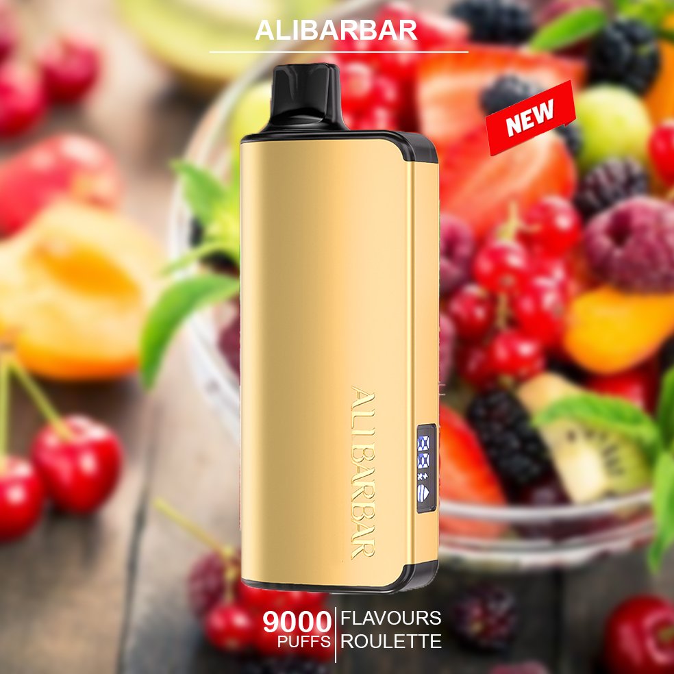 alibarbar ingot – flavours roulette – 9000 puffs