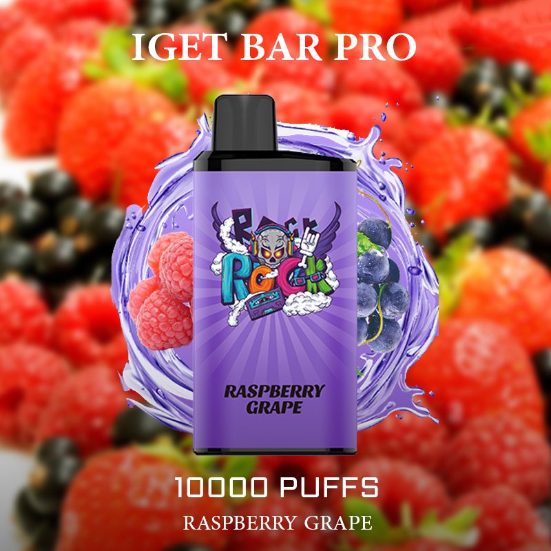 iget bar pro – raspberry grape – 10000 puffs
