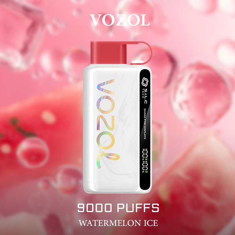 vozol watermelon ice – 9000 puffs