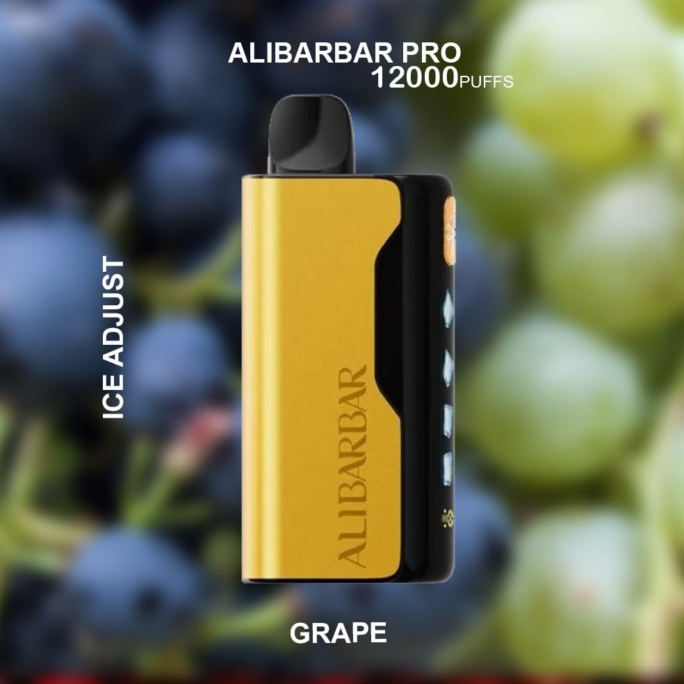 alibarbar pro ice adjust grape – 12000 puffs
