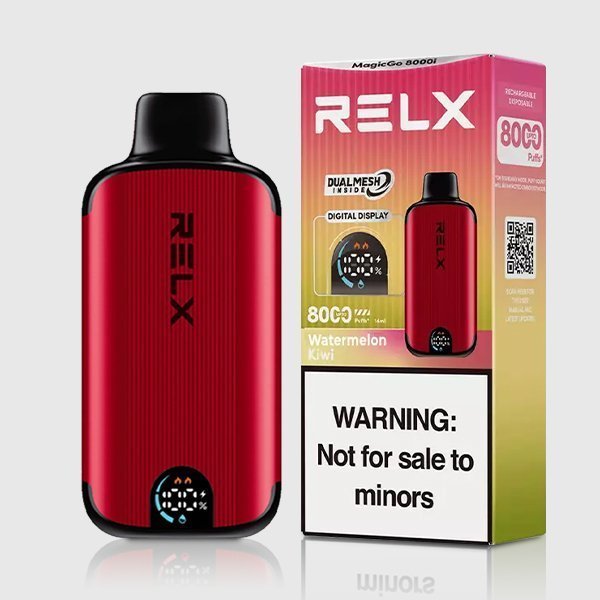 relx magicgo 8000 puffs watermelon kiwi